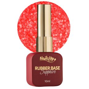 Rubber base NAILSUP Sapphire Flakes 021 10 ml 