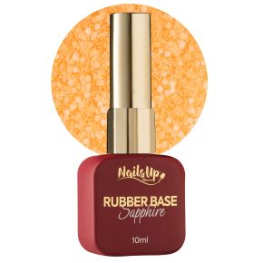 Rubber base NAILSUP Sapphire Flakes 022 10 ml