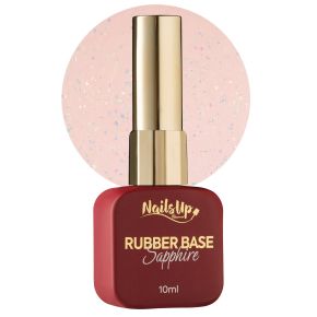 Rubber base NAILSUP Sapphire Flakes 026 10 ml 