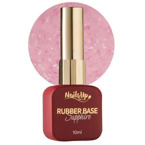 Rubber base NAILSUP Sapphire Flakes 04 10 ml