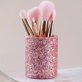 Suport pensule Pink glitter