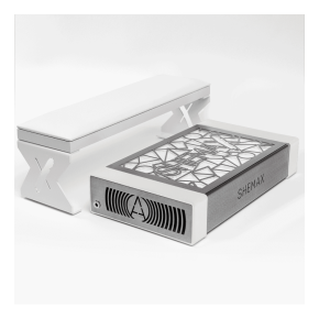 Aspirator praf manichiură SHEMAX Style PRO White 54W – Putere profesională, absorbție maximă, aer curat