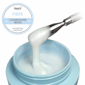 Gel UV Mack's Fiber Champagne White 50g
