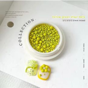 Decor unghii Bubble Yellow 01