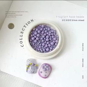 Decor unghii Bubble Purple 03