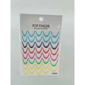 Sticker unghii Nail art French Color