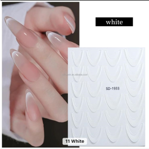 Sticker French Ombre White SD1933