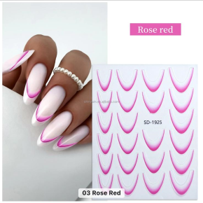 Sticker French Ombre Pink SD1925