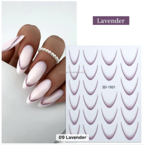 Sticker French Ombre Lavender SD1931