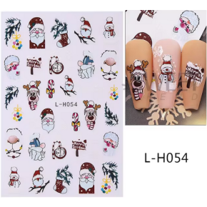 Sticker pentru unghii nail art Christmas LH-054