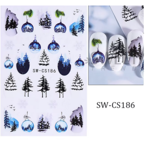 Sticker pentru unghii nail art Christmas SW-CS186