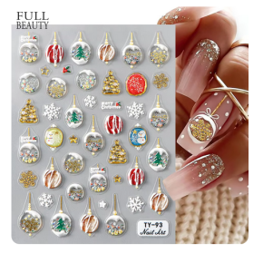 Sticker pentru unghii nail art Christmas TY-93