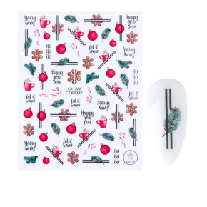 Sticker pentru unghii nail art Christmas CA-720
