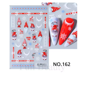 Sticker pentru unghii nail art Christmas 162
