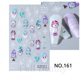 Sticker pentru unghii nail art Christmas 161