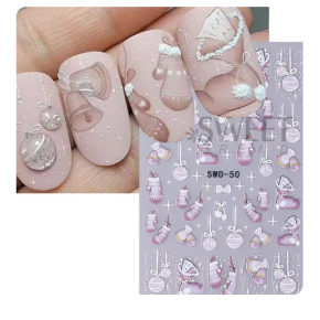 Sticker pentru unghii Nail art Christmas SWO-50