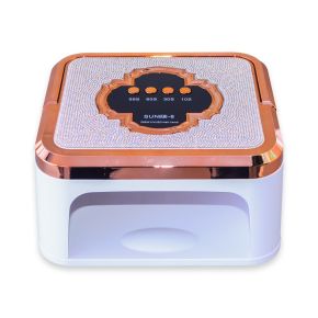 Lampă UV/LED Profesională Elegant SUPER SUN AB-8 Rose Gold cu Strasuri 288W pentru Orice Material Tehnic