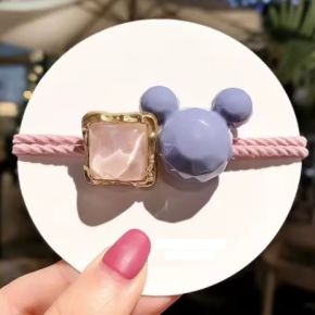 Elastic pentru Par cu Accesoriu Mickey Lila