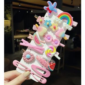 Set 14 Clame Par Multicolore pentru Copii - N2