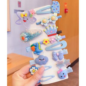 Set 14 Clame Par Multicolore pentru Copii - N7