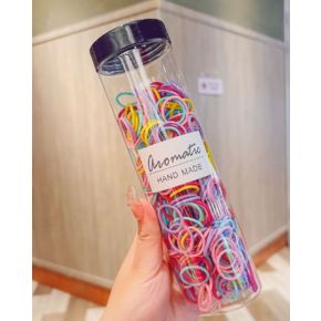 Set 300 Elastice pentru Par Multicolore