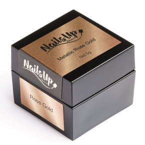 Gel Metalic NailsUp, Gold Rose 5g