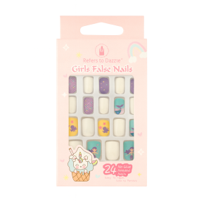 Set 24 Unghii False Press On Mermaid & Ocean CM88