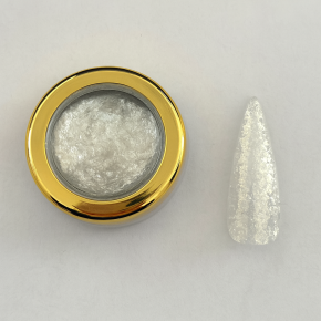  Pigment Unghii Nailsup Mirror Shine Gri