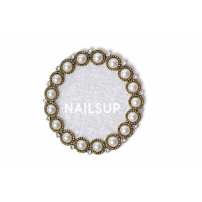 Paletă Pictură NAILSUP Pearl Bronze pentru Nail Art, Manichiură și Amestec Culori