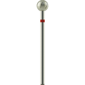 Capat de freza NailsUp Carbit Bila Red 6.0mm Cooling Bit
