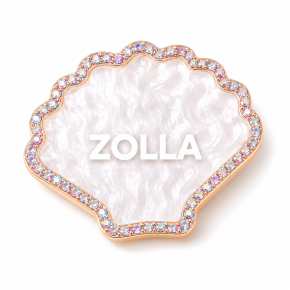Paletă Pictură Zolla Tip Scoică cu Cristale pentru Nail Art, Manichiură și Amestec Culori