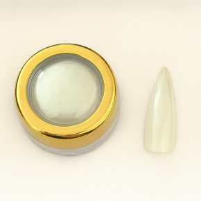 Pigment Unghii Nailsup Efect Satinat Alb