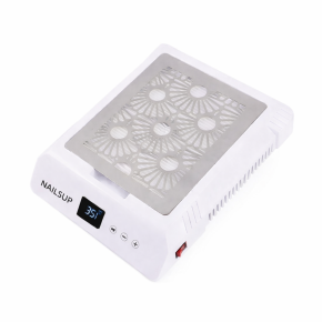 Aspirator Praf Unghii NAILSUP Brushless, 85W, 35.000 RPM, Alb – Puternic, Silențios, 