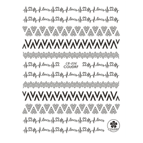 Sticker Unghii Black - CB036