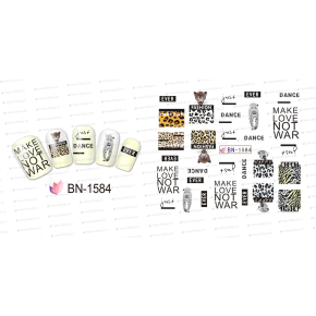 Tatuaj Pe Baza de Apa Unghii - BN1584