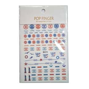 Sticker Unghii Silver - WG374