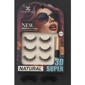 Set 3 Perechi Gene False Efect Natural A34