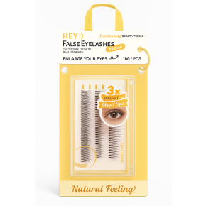 Set Smocuri Gene False 3D Efect Natural & Privire Luminoasă H-9040