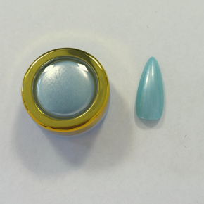 Pigment Unghii Nailsup Efect Satinat Albastru