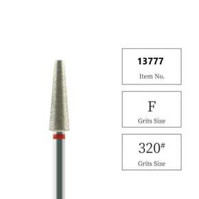 Capat de freza NailsUp Conic Red 4.0mm