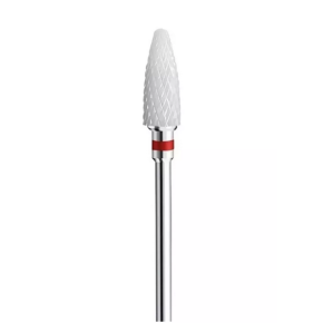 Capat de freza NailsUp Ceramica Indepartare gel Rosu 6.0mm