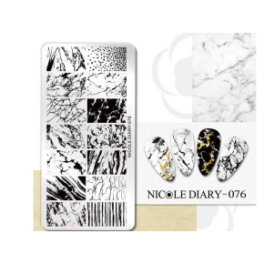 Matrita metalica stampila Nicole Diary  76