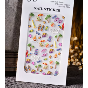 Stickere 5D pentru unghii – Model Summer Vibes