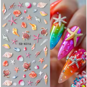 Stickere 5D pentru unghii – Sea Fantasy