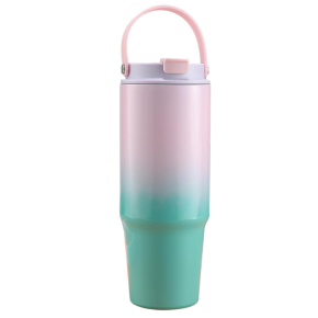 Termos Multicolor, Otel Inoxidabil, cu Pai si Maner, Model 1, 900 ml,MIX14832