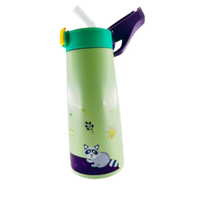 Termos cu pai, Antiscurgere, Mentine lichidul cald/rece, 500 ml, Multicolor,     MIX13575
