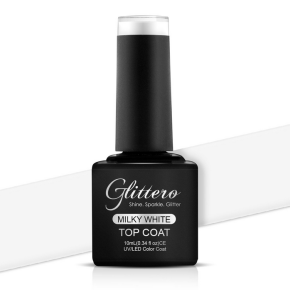 Milky White Top sigilare Glittero 10ml
