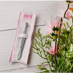 Pensetă profesională Zolla argintie pentru îngrijire cosmetică