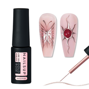 Liner Chrome Gold Rose Gel Nailsup 5g
