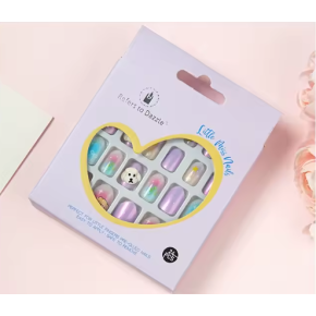 Set Unghii False Pastel Model 3D Puppy
